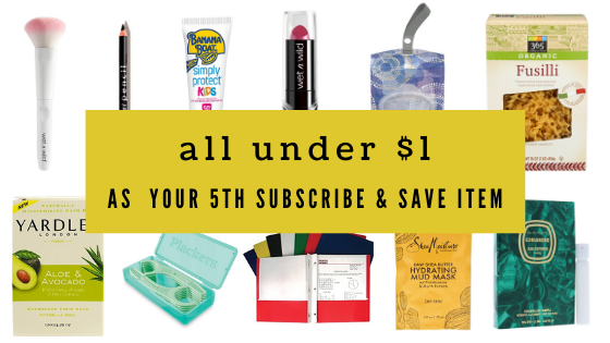 Low Cost  Subscribe & Save Filler Items - Mission: to Save